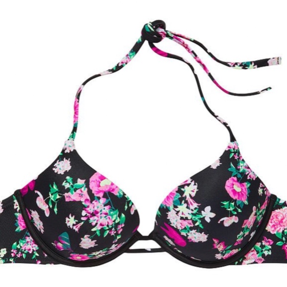 🚫 SOLD🚫 Victoria's Secret Bombshell Add-2-Cups Push Up Swim Bikini Top - Picture 3 of 3